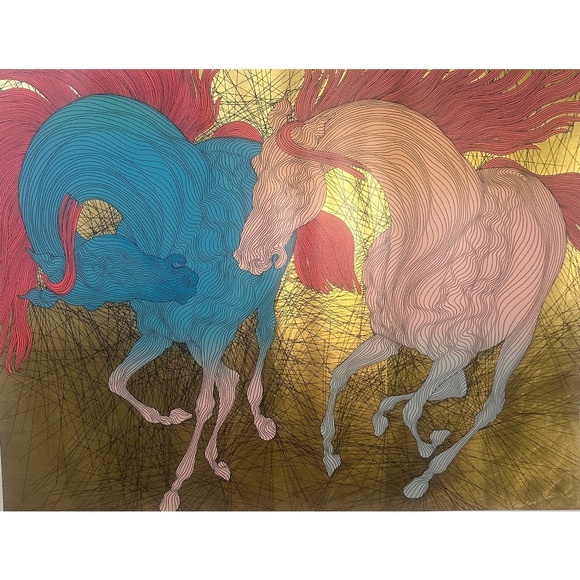 Guillaume Azoulay Signed Limited Edition Encounter Reprise 40.5x23" paper 36x28" - Picture 1 of 9